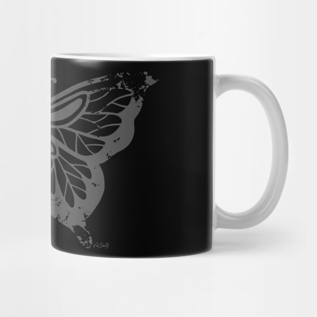 BUTTERFLY dark Gray, Logo by VanIvony